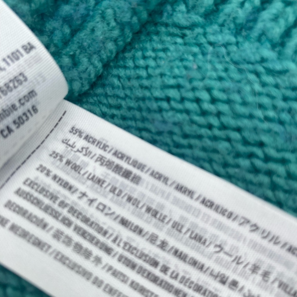 Hollister wool blend green purple sweater - Picture 4 of 12